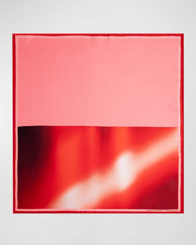 Raving Rose Silk Foulard